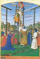Jean Fouquet - Les heures d'Etienne Chevalier - La descente de croix
